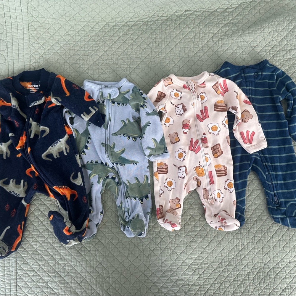 Carter's Blue Footies One Piece Soft and Cozy